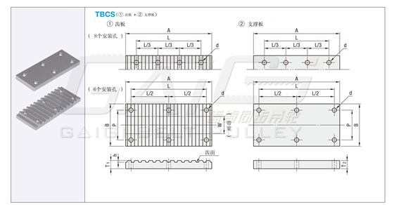 GAIGI盖奇齿板TBCT型