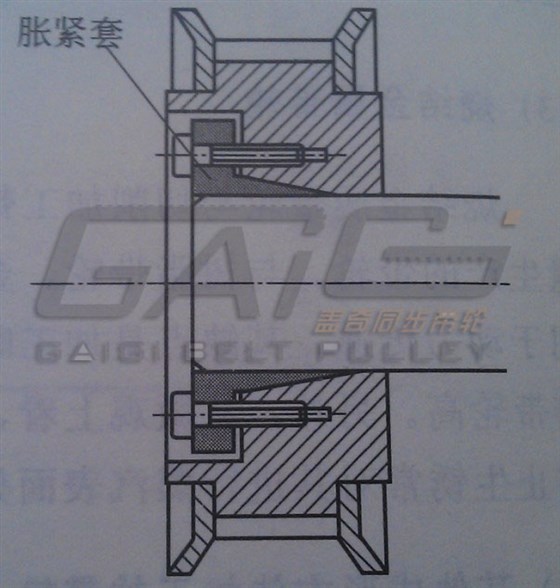 同步带轮与轴衔接方法